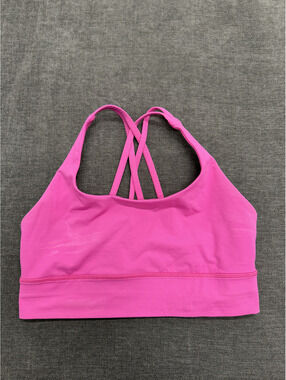 Lululemon Pink Strappy Sports Bra